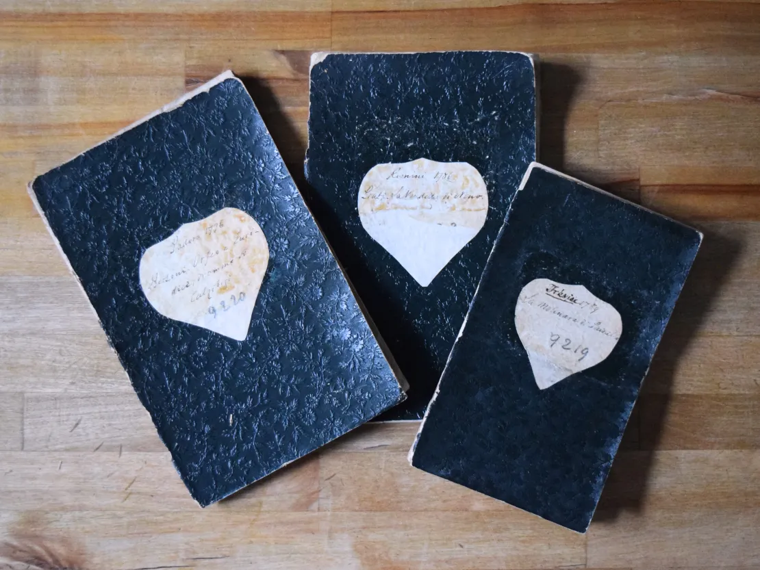 Drie Italiaanse libretti, gepubliceerd tussen 1759 en 1786.