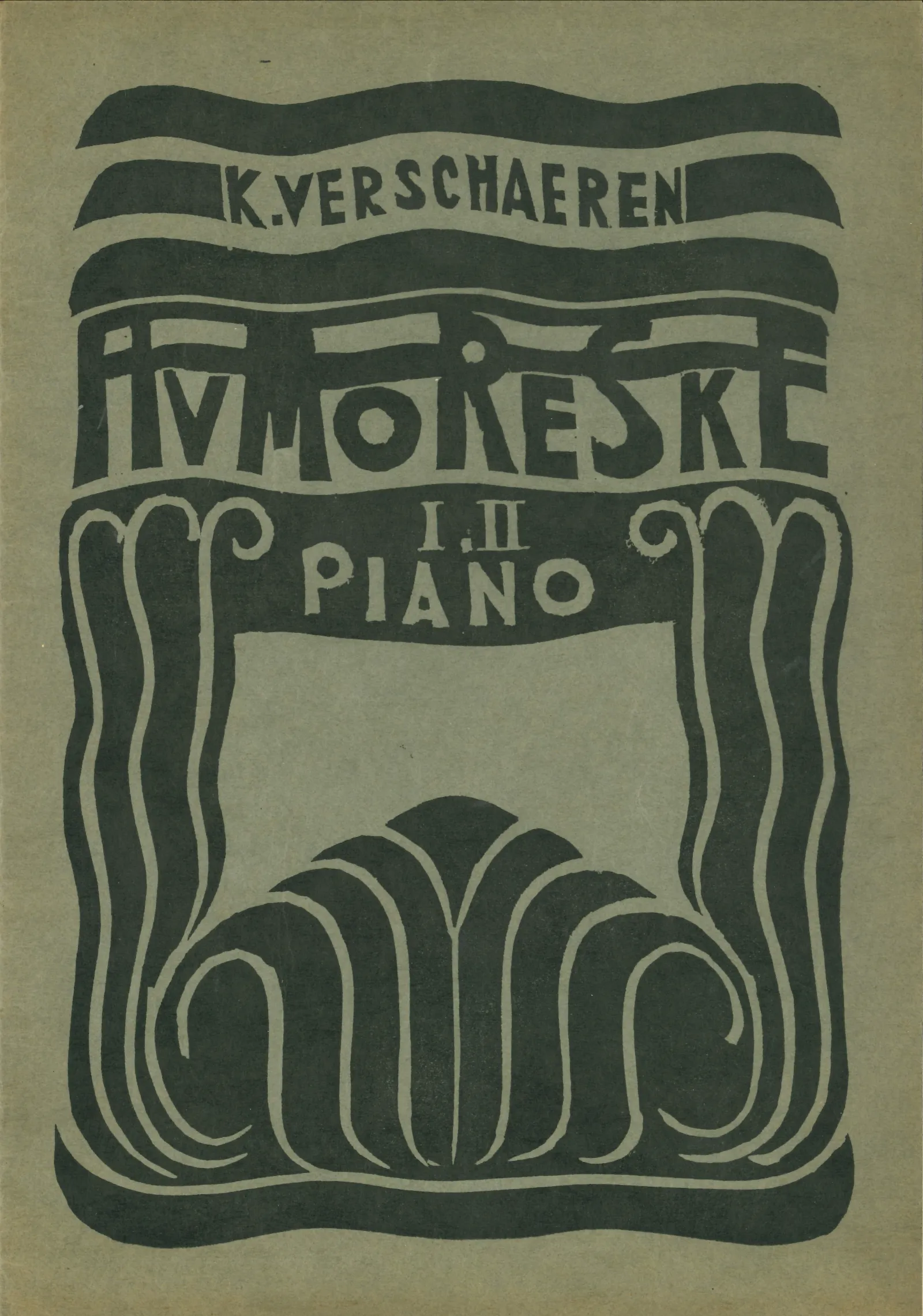 Een &lsquo;humoreske&rsquo; is in de klassieke muziek een compositie met een speels en humoristisch karakter. Dit werk van de Belgische componist Verschaeren lijkt op basis van de duistere art deco-cover eerder een vrij morbide humoreske te zijn. 